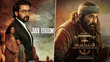 Oscars 2022: सुर्याचा 'Jai Bhim' आणि मोहनलालचा 'Marakkar' यंदाच्या ऑस्करच्या यादीत